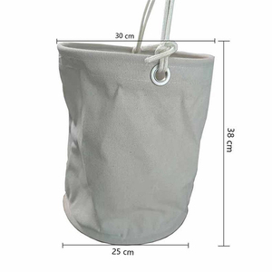 Đa chức năng vải xô túi xách với móc thép đơn giản phong cách phổ biến bán công cụ Túi OEM tùy biến hỗ trợ - Product Image 3