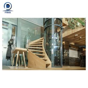 Escalera curva perfecta para <span class=keywords><strong>pasillos</strong></span> estrechos, habitaciones pequeñas que ofrecen un movimiento conveniente y una apariencia elegante - Product Image 3