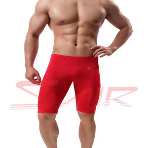 Short de compression en coton pour hommes Nouveau design Logo imprimé personnalisé Cordon de serrage respirant Taille personnalisée-Usine-Meilleure toile vendue - Product Image 2