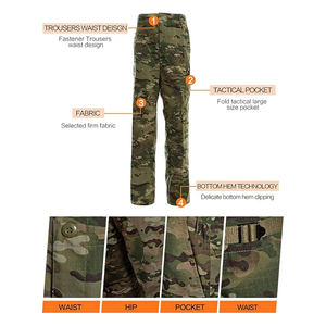 Conjunto de Pantalones de Caza con Estampado de Camuflaje Boscoso, Resistentes, para Invierno, Clima Frío Extremo, Tácticos, para Hombre, Estilo BDU - Product Image 3