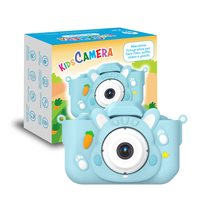 Appareil photo numérique pour enfants Paladin Kids Bunny |   Jeux photo |   Mémoire pour 1200 photos |   Matériau en silicone |   Prise EU |   Âge 4-6 ans |   Taille personnalisée de 2 pouces