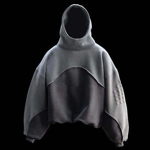 เสื้อฮู้ดดี้ผู้ชาย พิมพ์ลาย 3 มิติ แบบนูน คุณภาพสูง สั่งทำได้ ไซส์อเมริกา ผ้าฝ้าย 100% พิมพ์ลาย DTG แบบเรียบ - Product Image 2