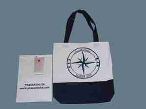 กระเป๋าช้อปปิ้งผ้าคอตตอนขนาดกลางพร้อมที่จับแบบกำหนดเองได้อย่างมีสไตล์! - Product Image 5