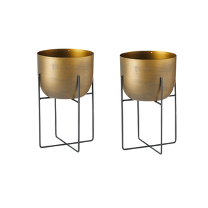 Meilleure vente de pots de fleurs en métal personnalisés pour exportateur indien, vente en gros à prix compétitif pour la maison, le jardin ou l'extérieur - Product Image 4