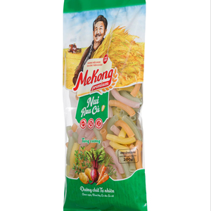 Pâtes longues de riz végétal de qualité supérieure 200g sans gluten, sans OGM, saines, fabricant et fournisseur OEM ODM Vietnamien - Product Image 1