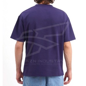 Haute qualité personnalisable coupe ample hommes t-shirts 100% coton surdimensionné t-shirts chemise hommes goutte épaule o-cou T-shirt pour hommes - Product Image 3