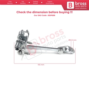 สายรัดจำกัดการเปิดประตูหน้า BDP698 สำหรับรถยนต์ Megane MK1 4/5 ประตู ปี 1996-2003 รุ่น 7700828427 - Product Image 5