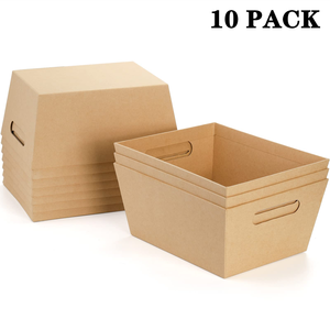 Boîte en papier de Noël personnalisée par le fabricant, <span class=keywords><strong>panier</strong></span>-cadeau pour fruits, plateau de marché pour emballages cadeaux, <span class=keywords><strong>panier</strong></span> en carton kraft - Product Image 2