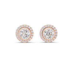 ต่างหูเพชรแล็บ 1.19 กะรัต สำหรับผู้หญิง ความใส VVS-VS EF  ทอง 18KT, 14KT, 10KT และเงิน 925  ทองชมพู, ทองเหลือง, ทองขาว - Product Image 6