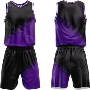 Uniforme de Baloncesto Personalizado Hecho en Pakistán 2026, Unisex, Ropa de Entrenamiento de Alta Calidad, 100% Poliéster, Tallas Grandes, Transpirable, de Secado Rápido para Verano - Product Image 2