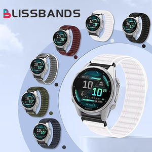 Blissbands 20mm QuickFit นาฬิกาไนล่อนเข้ากันได้กับ Fenix 8 AMOLED 43mm/7S pro/ 7s/<span class=keywords><strong>6S</strong></span> pro/ <span class=keywords><strong>6s</strong></span>/5S/5S PLUS เปลี่ยนหยัก - Product Image 6