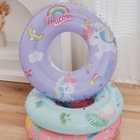 Anneau gonflable personnalisé de natation d'été de bébé de tube de flotteur de piscine de beignet pour des enfants pour des enfants