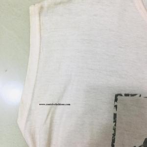 T-shirt personnalisé à col montant surdimensionné de luxe, poids lourd, style décontracté, diamant uni pailleté, grande taille, femmes et hommes 100% coton - Product Image 5