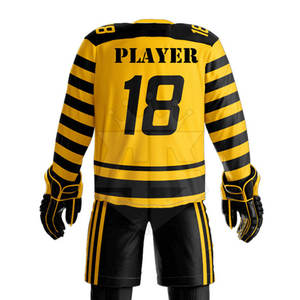 Mode Logo Personnalisé Sports D'équipe Uniforme De Hockey Sur Glace Prix De Gros Uniforme De Hockey Sur Glace - Product Image 5