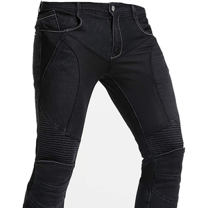 OEM High <b>Waist</b> Bike <b>Jeans</b> Custom Packed Motorbike Pants with CE Marked Protectors for <b>Men</b> New Design for Auto Racing Motorcycle - Product Image 4