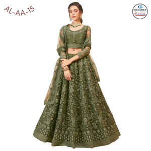 Impresionante blusa india tradicional Hermosa Cording Bordado Cutwork Dupatta Heavy Stonework para la temporada de bodas Fiesta Lehenga - Product Image 3