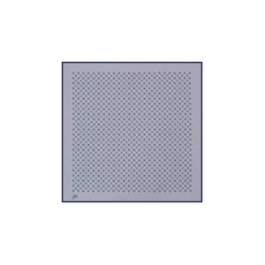 Bufanda Vintage Gris de Poliéster Twill con Estampado Floral y de Camuflaje - Product Image 1