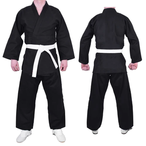 Uniforme de Taekwondo con logotipo personalizado de color sólido transpirable Uniforme de Taekwondo para Artes Marciales al por mayor - Product Image 1