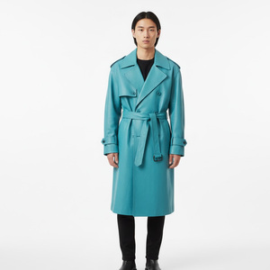 Abrigo de Cuero Genuino Hecho a Medida para Hombre, Proveedor de Fábrica OEM, Abrigo con Capucha al por Mayor, Abrigo de Invierno Elegante de Moda de Algodón - Product Image 1