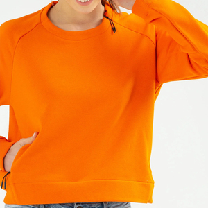 Sweat à capuche décontracté à fermeture éclair pour femmes sweat doux entraînement d'hiver vêtements de détente élégant coupe courte Service OEM disponible Logo avant - Product Image 2