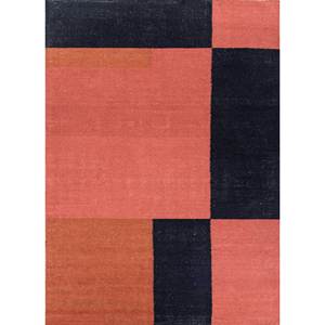 Alfombras de Lana Tejidas Planas Rojas y Naranjas con Diseño Geométrico Estilo Boho para Decoración de Sala de Estar ADWL-13060 Alfombra de Yute - Product Image 1