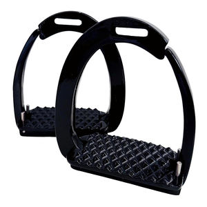 Étriers en alliage d'aluminium anodisé personnalisés en gros, légers, style italien, équipement équestre de haute qualité SHER - Product Image 1