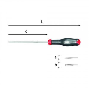Destornilladores de Cabeza Plana Usag, Producto Práctico para Soluciones de Fijación Eficientes - Product Image 1