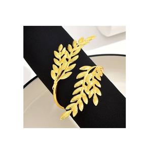 Premium stainless steel polished metal napkin <b>ring</b> <b>holder</b> for formal dining restaurant banquet wedding party celebration setup - Product Image 1