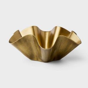 Handmade Customized Top - Tier Brass Aluminum Decorative Bowl Premium Finished Hotel Serving Bowls Home and <b>Table</b> Decoration - Product Image 4