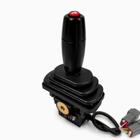 Manette de commande universelle pour grue de chargeuse, chariot élévateur, commande proportionnelle, connecteur personnalisé, machines de construction