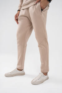 Ensembles de deux pièces OEM de haute qualité pour hommes, décontractés pour l'hiver, de couleur unie avec logo personnalisé, fabriqués selon des normes élevées - Product Image 5