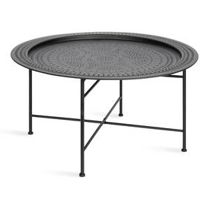 Table basse de luxe en métal et aluminium avec finition polie lisse pour la décoration intérieure et les bureaux - Product Image 1