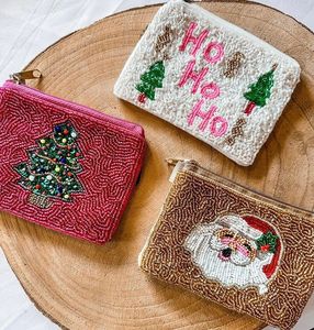Bolso pequeño de la cartera del árbol de Navidad del bordado con cuentas artesanal de moda Premium elegante y único hermoso por Hiba Enterprises - Product Image 1