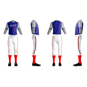 Ensemble d'uniformes de Baseball professionnel conception personnalisée jeu maillot pantalon tenue pour les équipes du Collège du Club scolaire - Product Image 1
