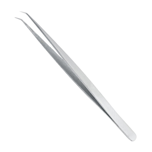 Nouvelle pince à épiler d'extension de cils pince à épiler à pointe de fibre pince à épiler d'extension de cils en acier inoxydable pour le Volume - Product Image 2
