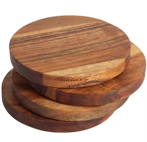 Ensemble de sous-verres en bois rectangulaires à motifs géométriques modernes pour table à manger, bureau et décoration intérieure avec un élégant design en chevron - Product Image 6