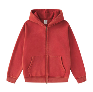 Fabrication 500 gsm oversize lavage à l'acide Hoodies drop shoulder heavy weight 100% cotton hoodies men for high quality - Product Image 4