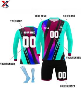 Maillot de football bicolore 100% polyester unisexe pour adultes, tissu léger, confortable, respirant, séchage rapide, personnalisable - Product Image 3