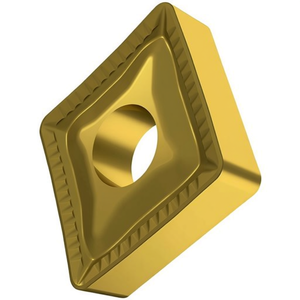 Inserto de Torneado Indexable con Recubrimiento de Oro MT-CVD ISO CNMM 190624E-HR6630 D.7.94mm, Paquete de 10 para Herramientas de Torneado - Product Image 1