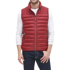 Lightweight Performance Active Men Puffer <b>Jackets</b> Stand Collar Front Logo for Travel <b>Packable</b> Warm Breathable Winter - Product Image 2