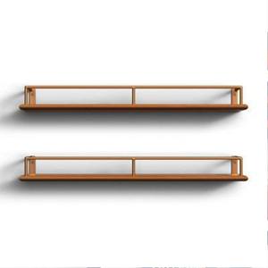 Estantes y Soportes de Almacenamiento de Madera y Metal, Compre un Juego de Estantes de Pared Metálicos con Diseño Tallado - Product Image 1