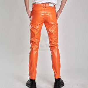 Pantalon en cuir taille haute de la meilleure qualité, léger, respirant, décontracté, jogging de sport, design personnalisé, vente en ligne - Product Image 5
