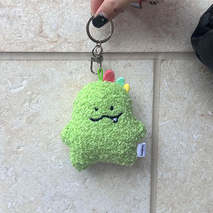 [Mongdaeng] Best Selling Stainless Steel Plushdoll <b>Keyring</b> Kimbbaduck 1 Color Letterpress Printed <b>Cute</b> Design Fashion - Product Image 5