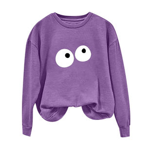 Sweat-shirt pour femme doublé polaire zippé d'hiver avec nœud - Coupe ample décontractée, épaules tombantes, manches longues, couleur unie - Product Image 2