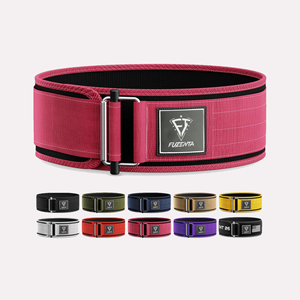 Cinturón de Levantamiento de Pesas con Logotipo y Colores Personalizados, Autoblocante, Soporte Lumbar para Entrenamiento de Fisicoculturismo, Cierre Rápido, Cinturones de Gimnasio de Nailon Premium - Product Image 1