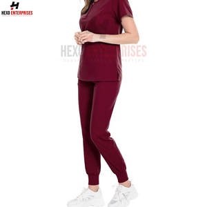 Conjuntos de uniformes médicos, nuevo diseño de moda, uniformes médicos de enfermería, trajes transpirables de verano, uniformes médicos de hospital, uniformes médicos de enfermería con logotipo personalizado, uniforme - Product Image 2