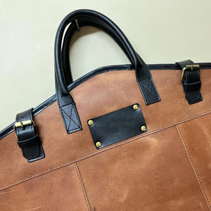 กระเป๋าหนังใส่สูทน้ำหนักเบามีซิปปิดกระเป๋าใส่เสื้อผ้าเดินทางของขวัญสำหรับทุกเพศ - Product Image 3