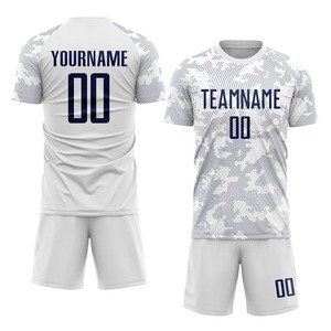 Uniforme de Fútbol Personalizado para Equipos de Verano |   Conjunto de Pantalones Cortos Deportivos OEM ODM, 100% Poliéster, Secado Rápido, Ligeros - Product Image 1