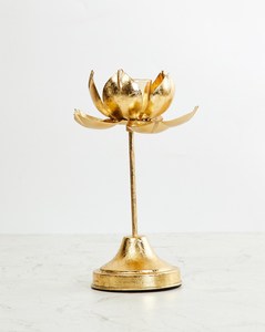Portavelas único para el hogar, y vajilla Hotel, soporte de candelabro, Color dorado, diseño moderno, portavelas de Metal, iluminación de Metal - Product Image 2