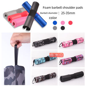 แผ่นรองบาร์เบลสำหรับยกน้ำหนักคุณภาพสูง พร้อมแผ่นรองป้องกันคอและไหล่ ทำจากวัสดุยาง PVC ราคาขายส่ง - Product Image 5